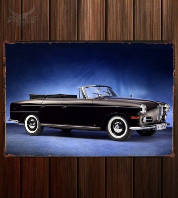 Металлическая табличка BMW 502 V8 Autenrieth Cabriolet